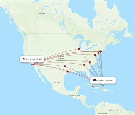 lax to turks and caicos|lax to pls flights.